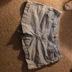 Blue stripe shorts
